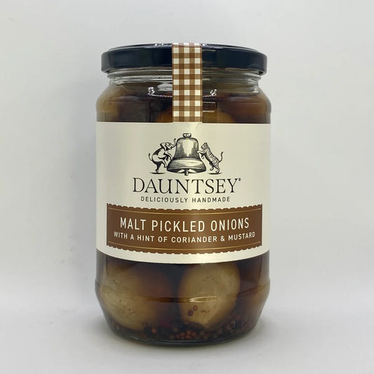 720g jar Pickled Onions - Malt vinegar with mustard and coriander